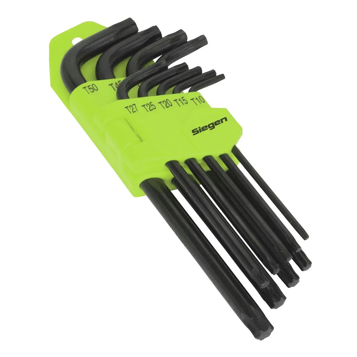 Siegen by Sealey Long TRX-Star* Key Set 9pc 