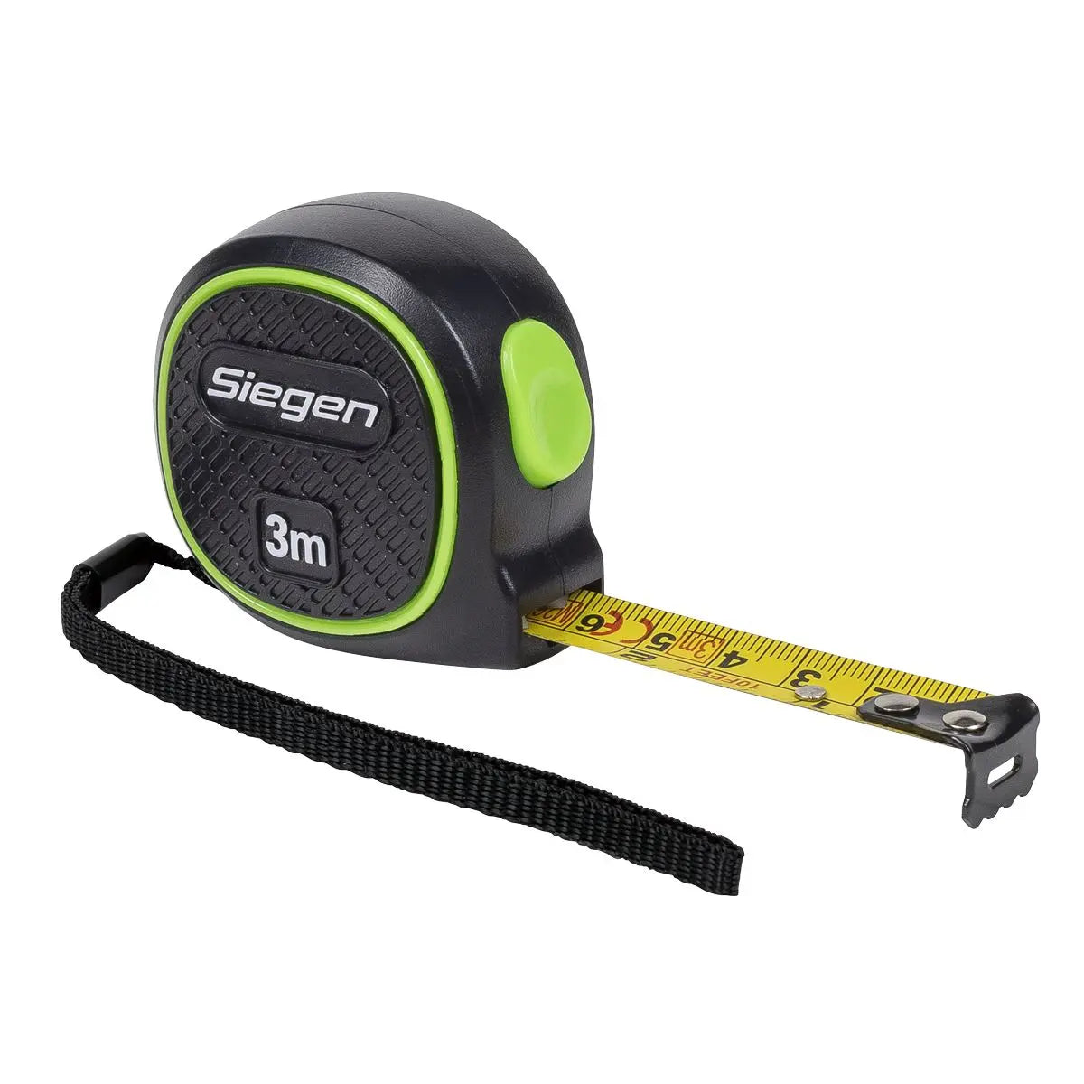 Siegen by Sealey Metric/Imperial Auto Lock Tape Measure 3m(10ft) x 16mm  White Rose Tools