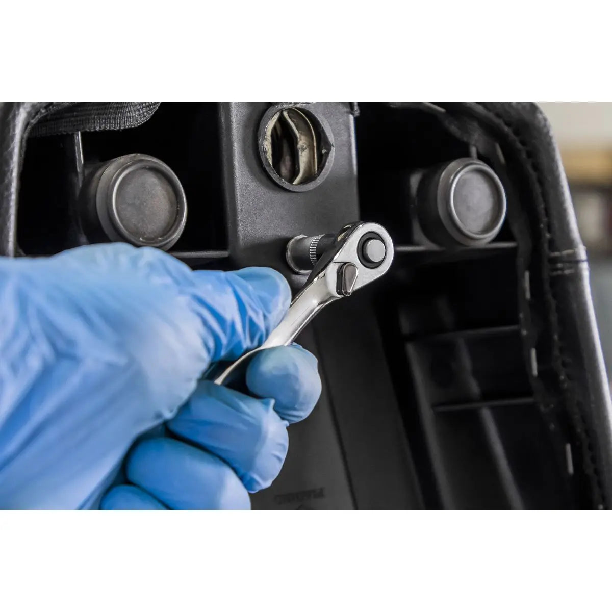 Siegen by Sealey Micro Ratchet Wrench & Bit Driver Set 2pc  White Rose Tools