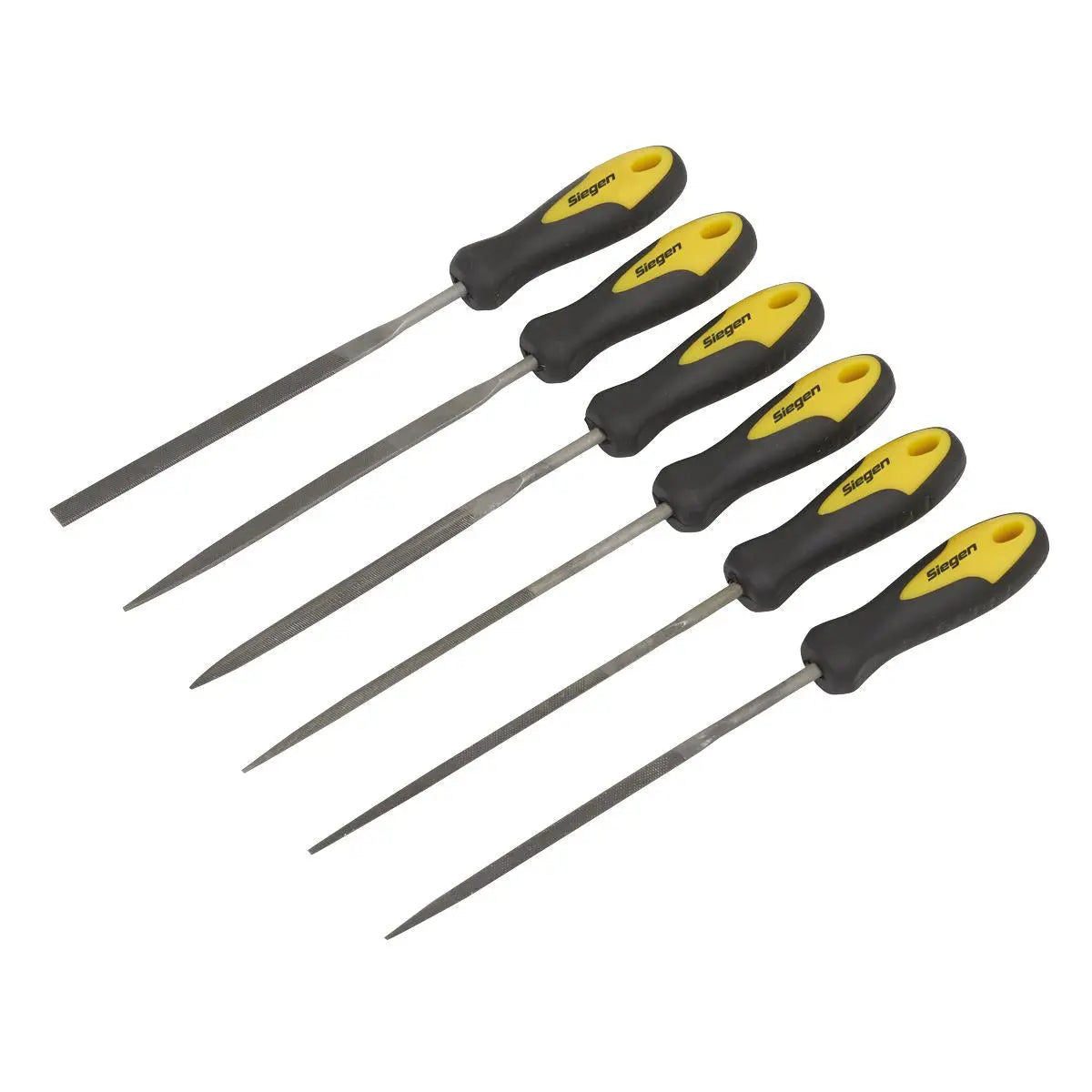Siegen by Sealey Needle File Set 6pc 100mm 