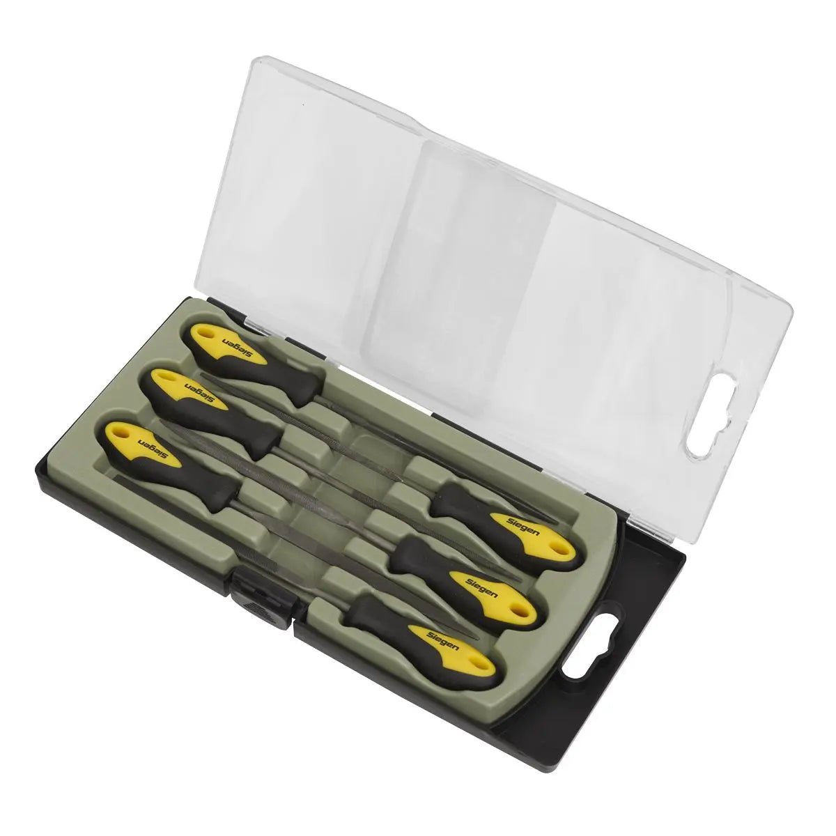Siegen by Sealey Needle File Set 6pc 100mm 