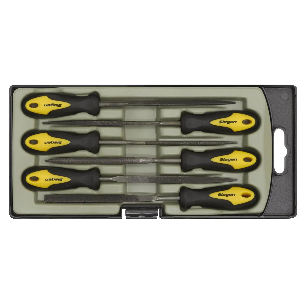 Siegen by Sealey Needle File Set 6pc 100mm 