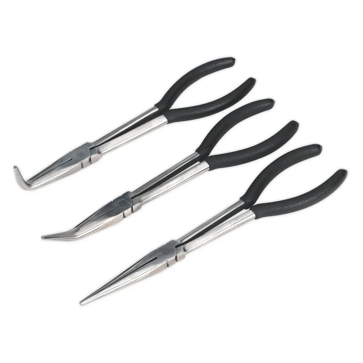 Siegen by Sealey Needle Nose Pliers Set 3pc 275mm 