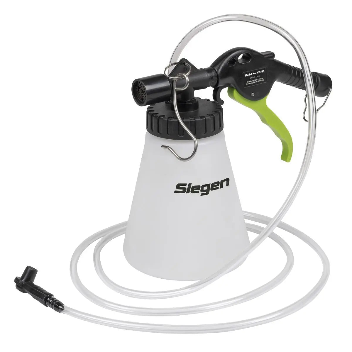 Siegen by Sealey Pneumatic Vacuum Brake & Clutch Bleeder 750ml  White Rose Tools