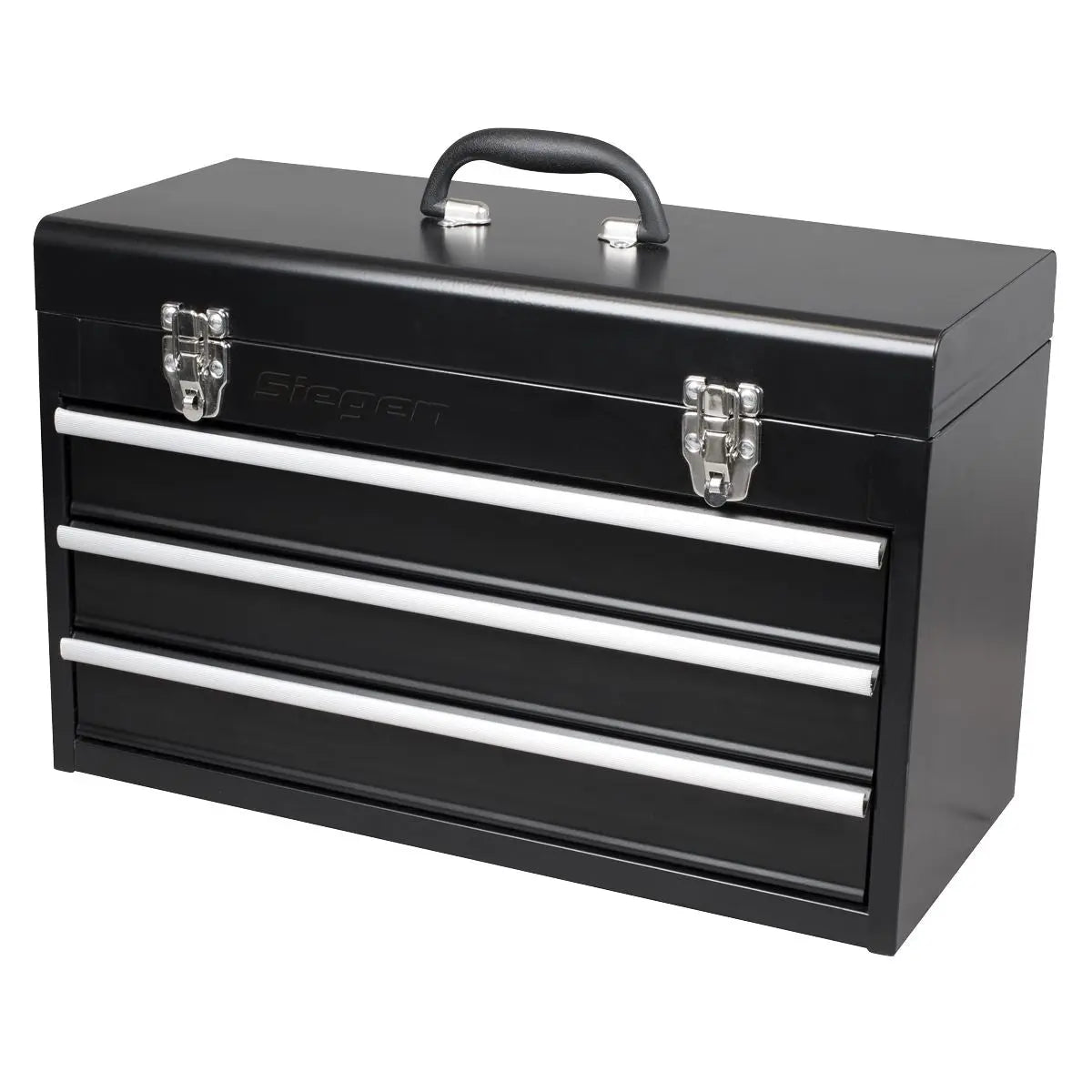 Siegen by Sealey Portable Tool Chest 3 Drawer with 98pc Tool Kit  White Rose Tools
