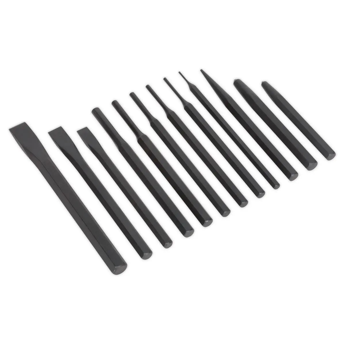 Siegen by Sealey Punch & Chisel Set 12pc 