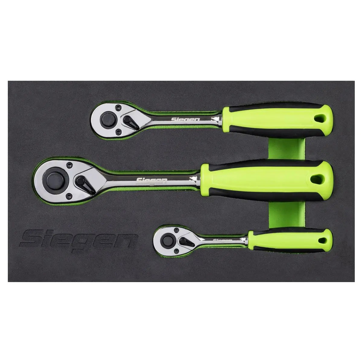 Siegen by Sealey Ratchet Wrench Set 3pc  White Rose Tools