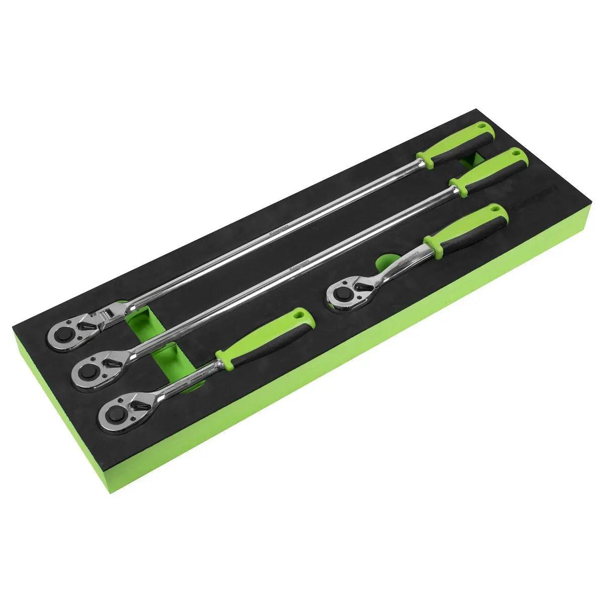 Siegen by Sealey Ratchet Wrench Set 4pc 1/2"Sq Drive Flip Reverse 