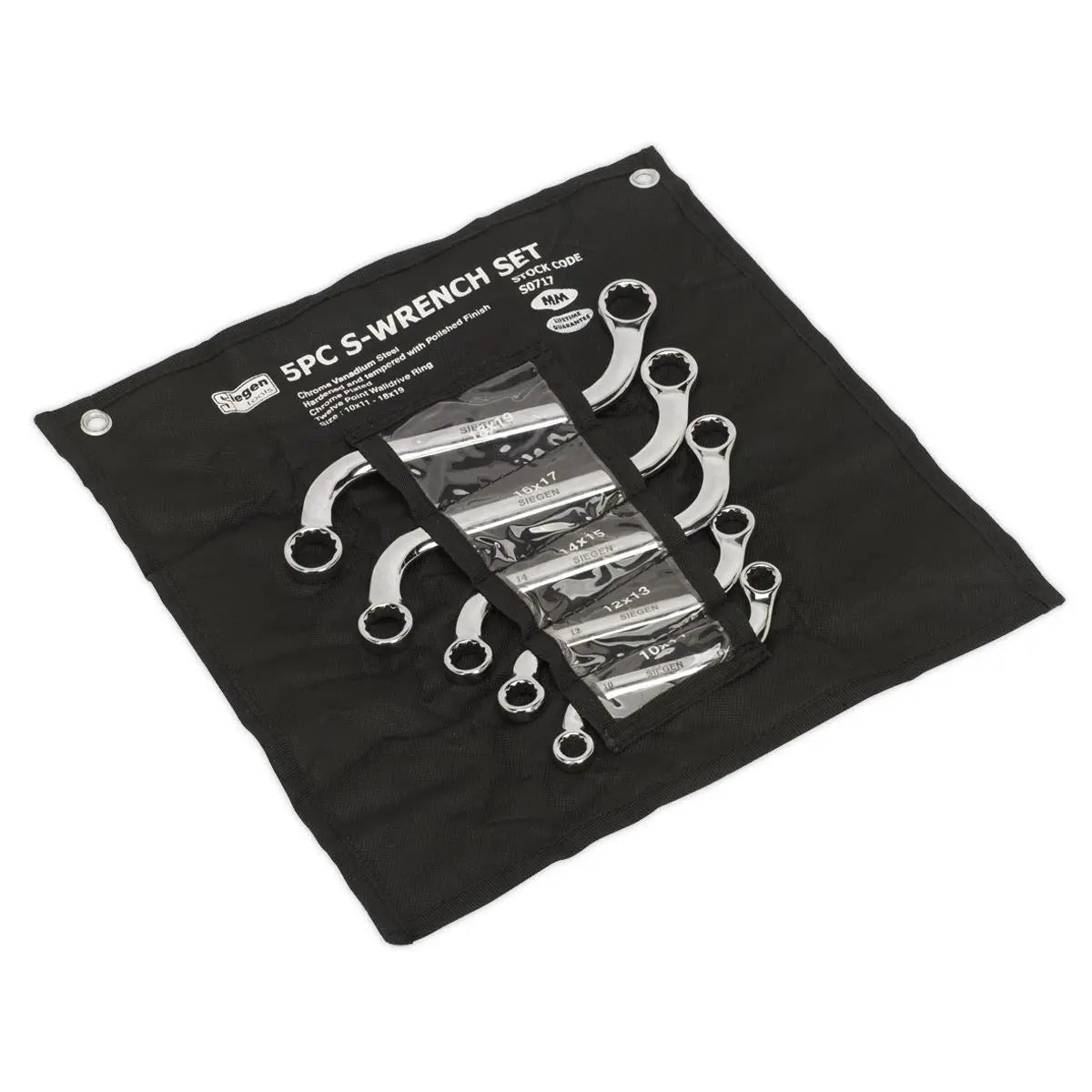Siegen by Sealey S-Spanner Set 5pc Metric 