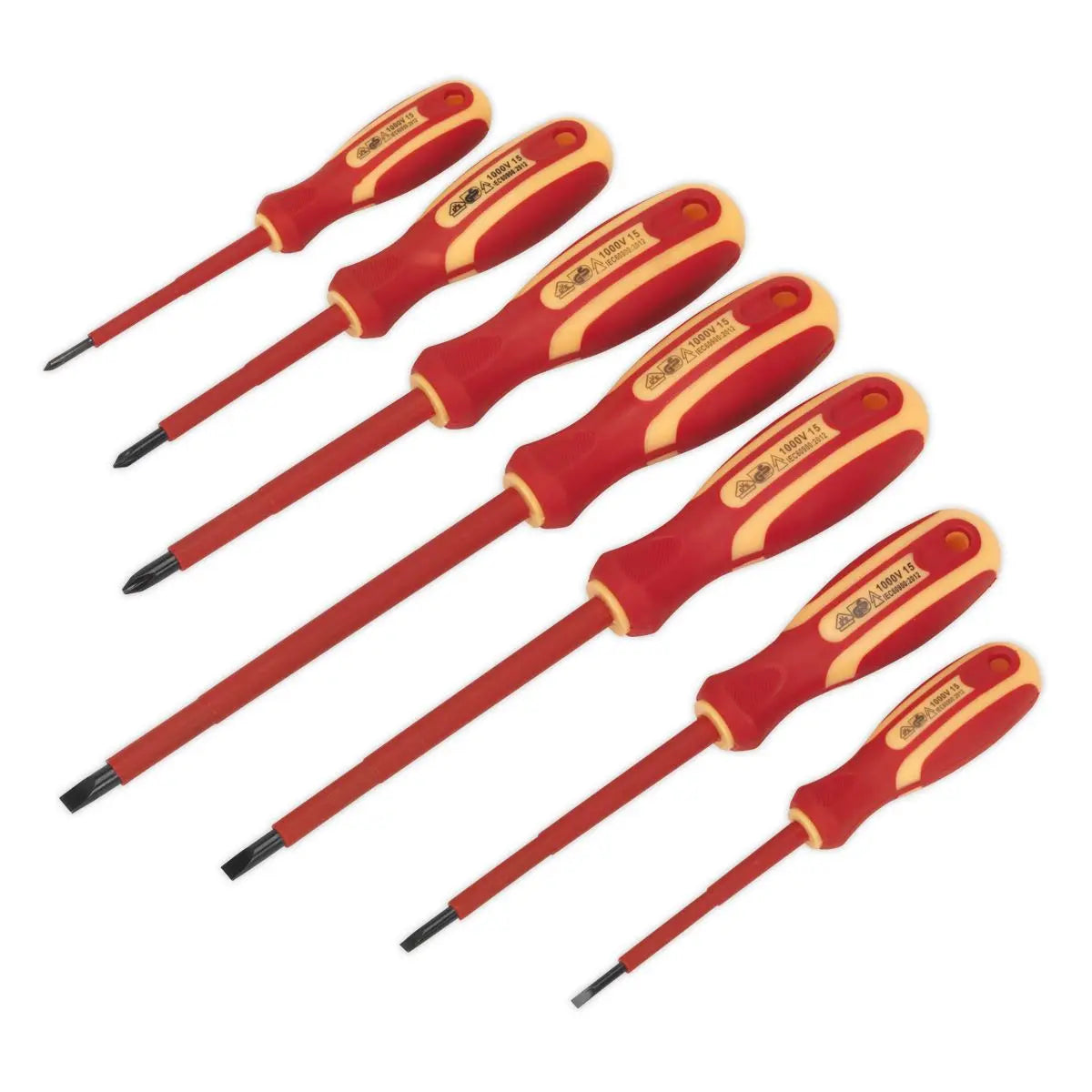 Siegen by Sealey Screwdriver Set 7pc Electrician's VDE Approved 