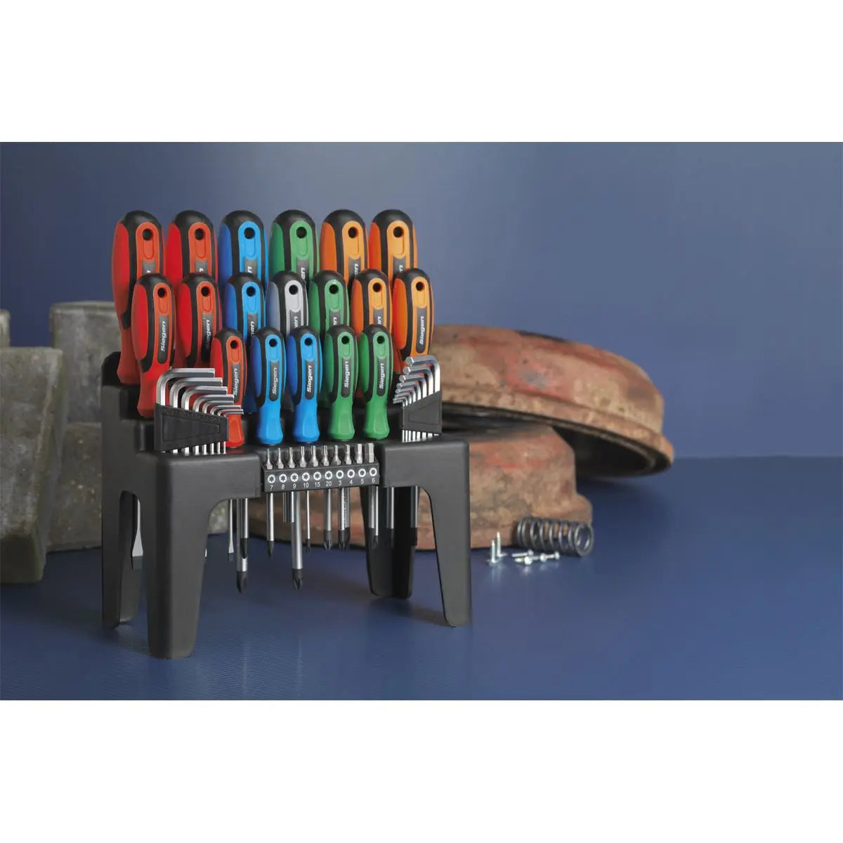 Siegen by Sealey Screwdriver, Hex Key & Bit Set 44pc 
