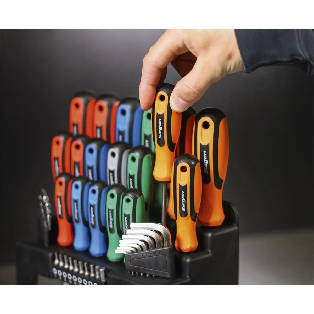 Siegen by Sealey Screwdriver, Hex Key & Bit Set 44pc 