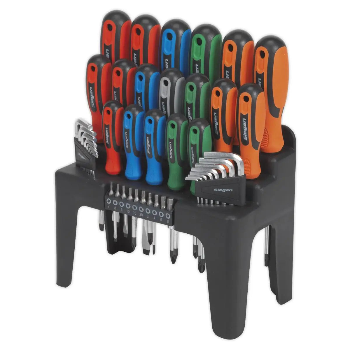 Siegen by Sealey Screwdriver, Hex Key & Bit Set 44pc 