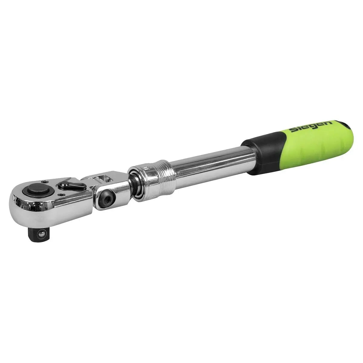 Siegen by Sealey Siegen Extendable Flexi-Head Ratchet Wrench 1/2"Sq Drive  White Rose Tools