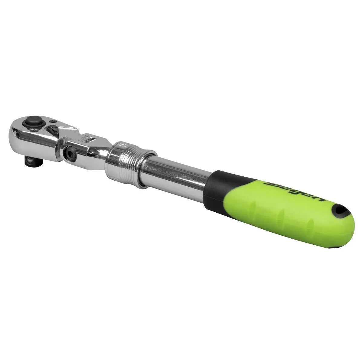 Siegen by Sealey Siegen Extendable Flexi-Head Ratchet Wrench 3/8"Sq Drive  White Rose Tools