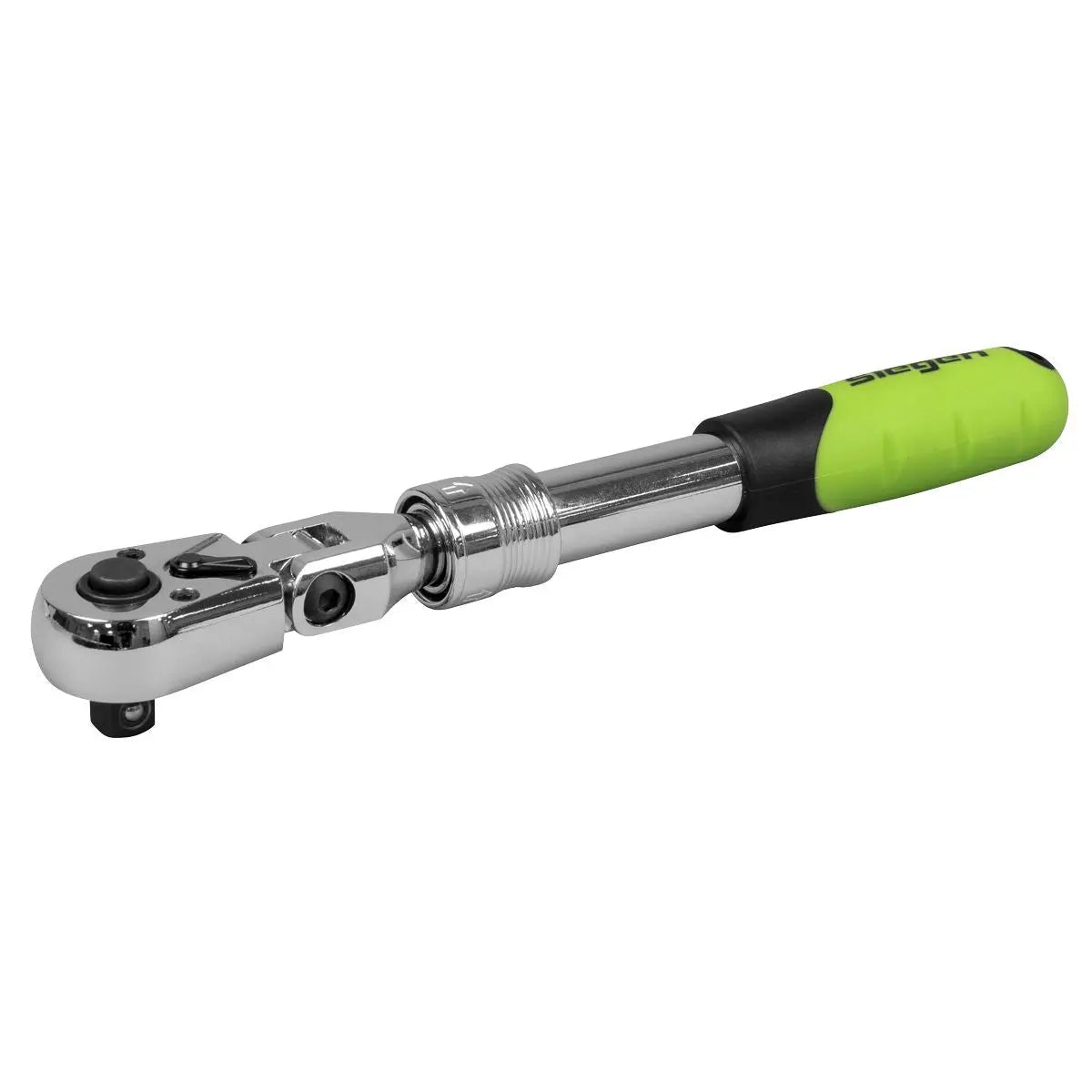Siegen by Sealey Siegen Extendable Flexi-Head Ratchet Wrench 3/8"Sq Drive  White Rose Tools