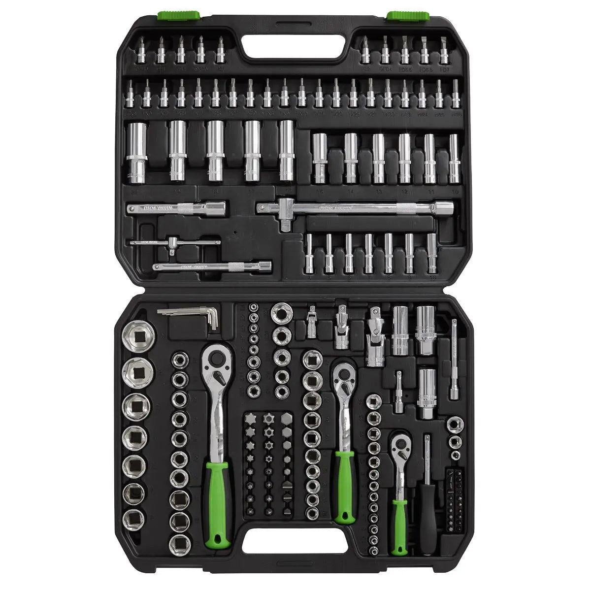 Siegen by Sealey Socket Set 171 Piece 1/4", 3/8" and 1/2" Drive WallDrive Metric 4-32mm 