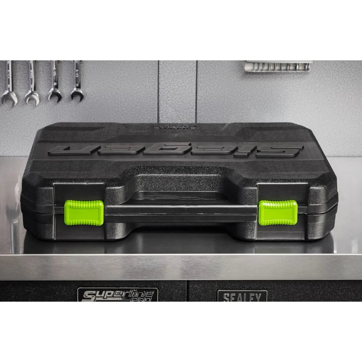 Siegen by Sealey Socket Set 219 Piece 1/4", 3/8" and 1/2" Drive WallDrive Metric 4-32mm 