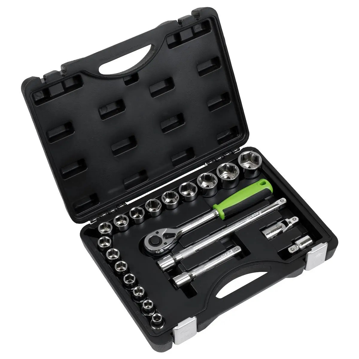 Siegen by Sealey Socket Set 21pc 1/2"Sq Drive Metric 