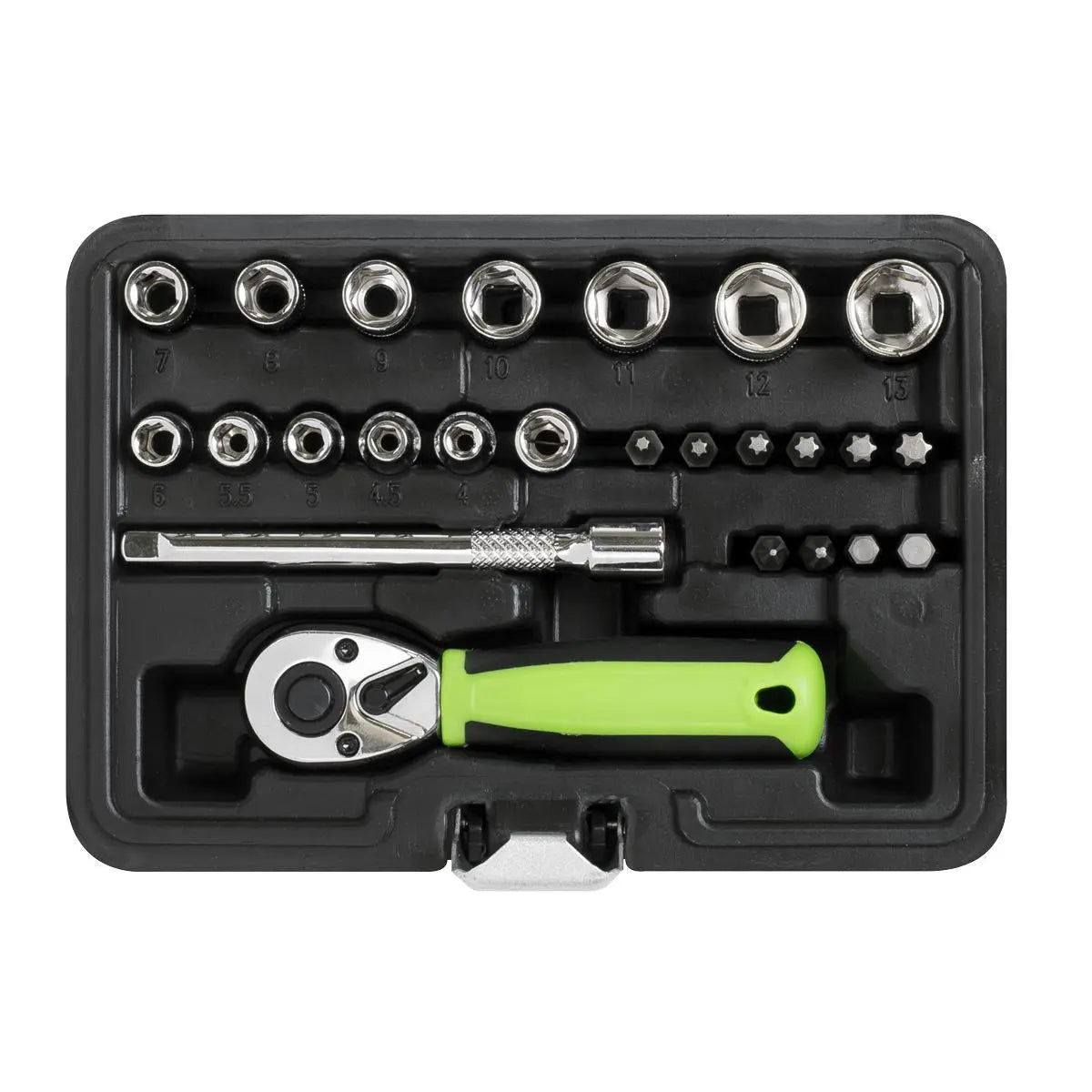 Siegen by Sealey Socket Set 25pc 1/4"Sq Drive - Metric 