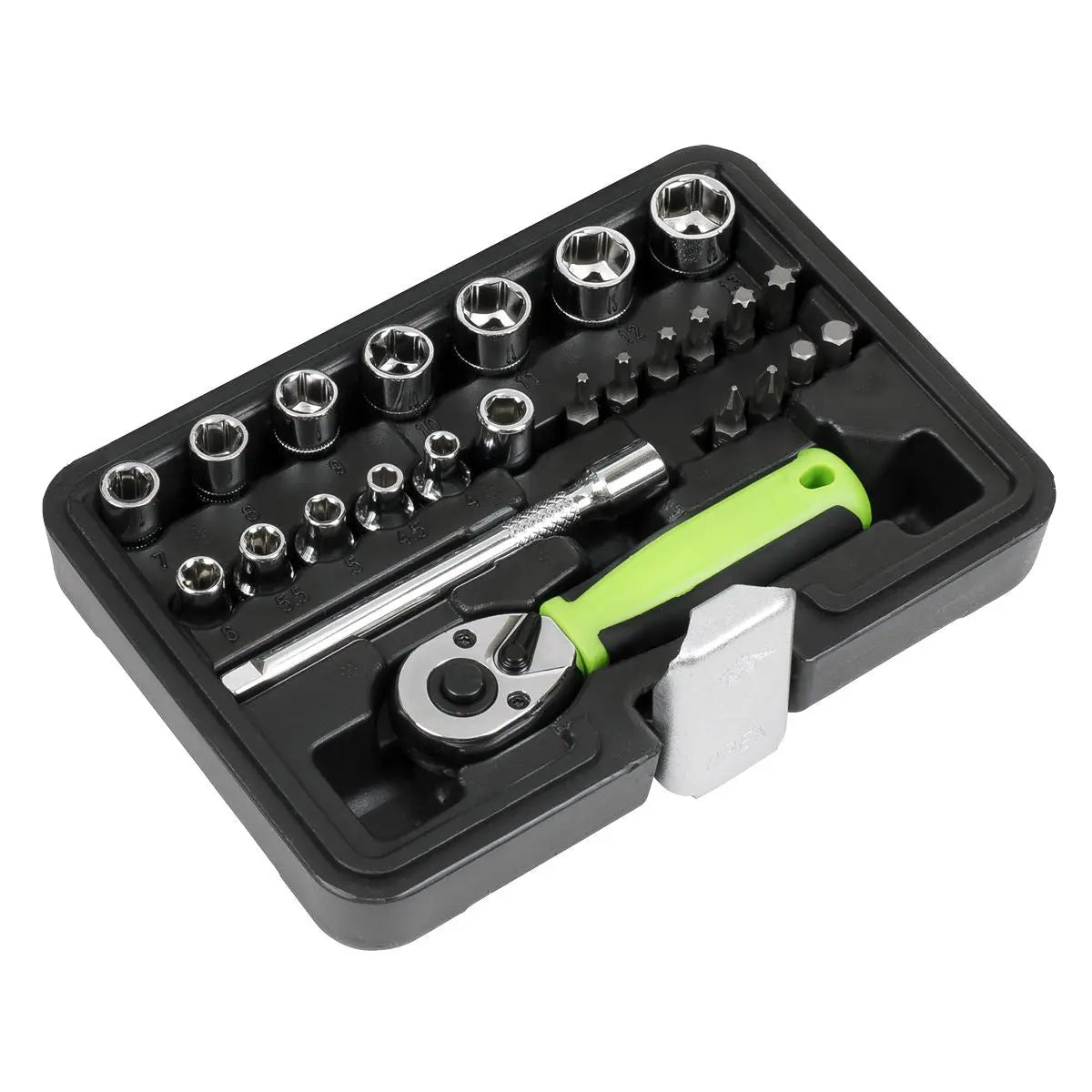 Siegen by Sealey Socket Set 25pc 1/4"Sq Drive - Metric 