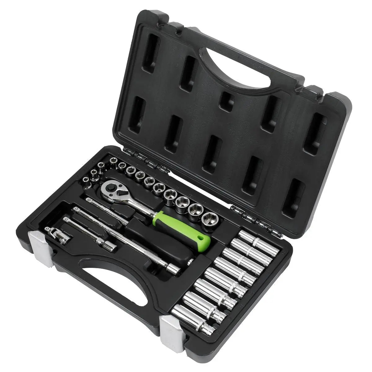 Siegen by Sealey Socket Set 26pc 1/4"Sq Drive Metric 