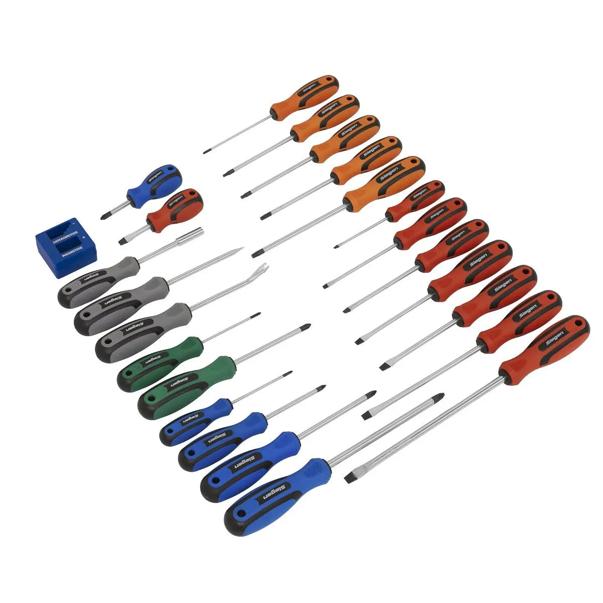 Siegen by Sealey Soft Grip Screwdriver Set 24pc 