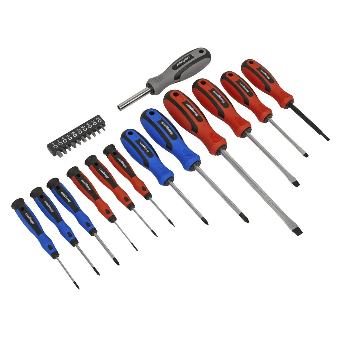 Siegen by Sealey Soft Grip Screwdriver & Bit Set 23pc 