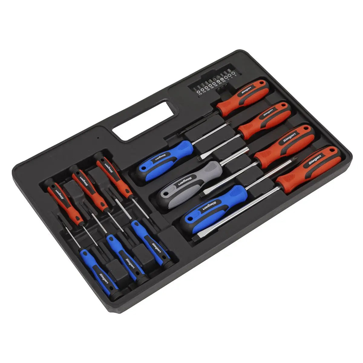 Siegen by Sealey Soft Grip Screwdriver & Bit Set 23pc 
