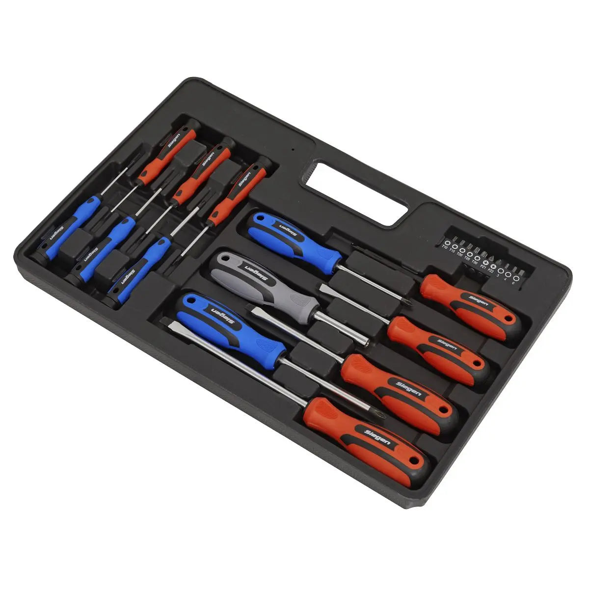 Siegen by Sealey Soft Grip Screwdriver & Bit Set 23pc 