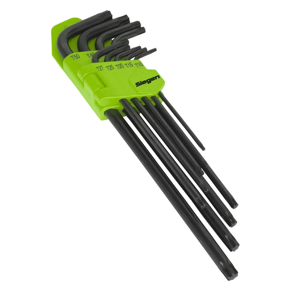 Siegen by Sealey TRX-Star* Key Set 9pc Extra-Long 