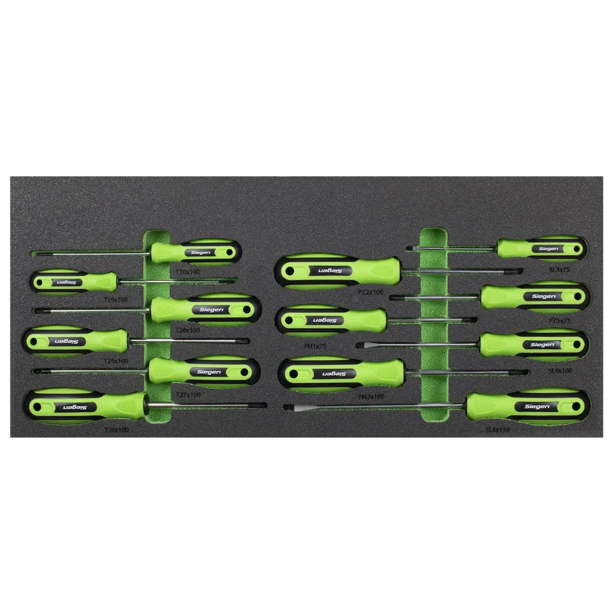 Siegen by Sealey Top Chest & Rollcab Combination 6 Drawer with Tool Kit 247pc  White Rose Tools