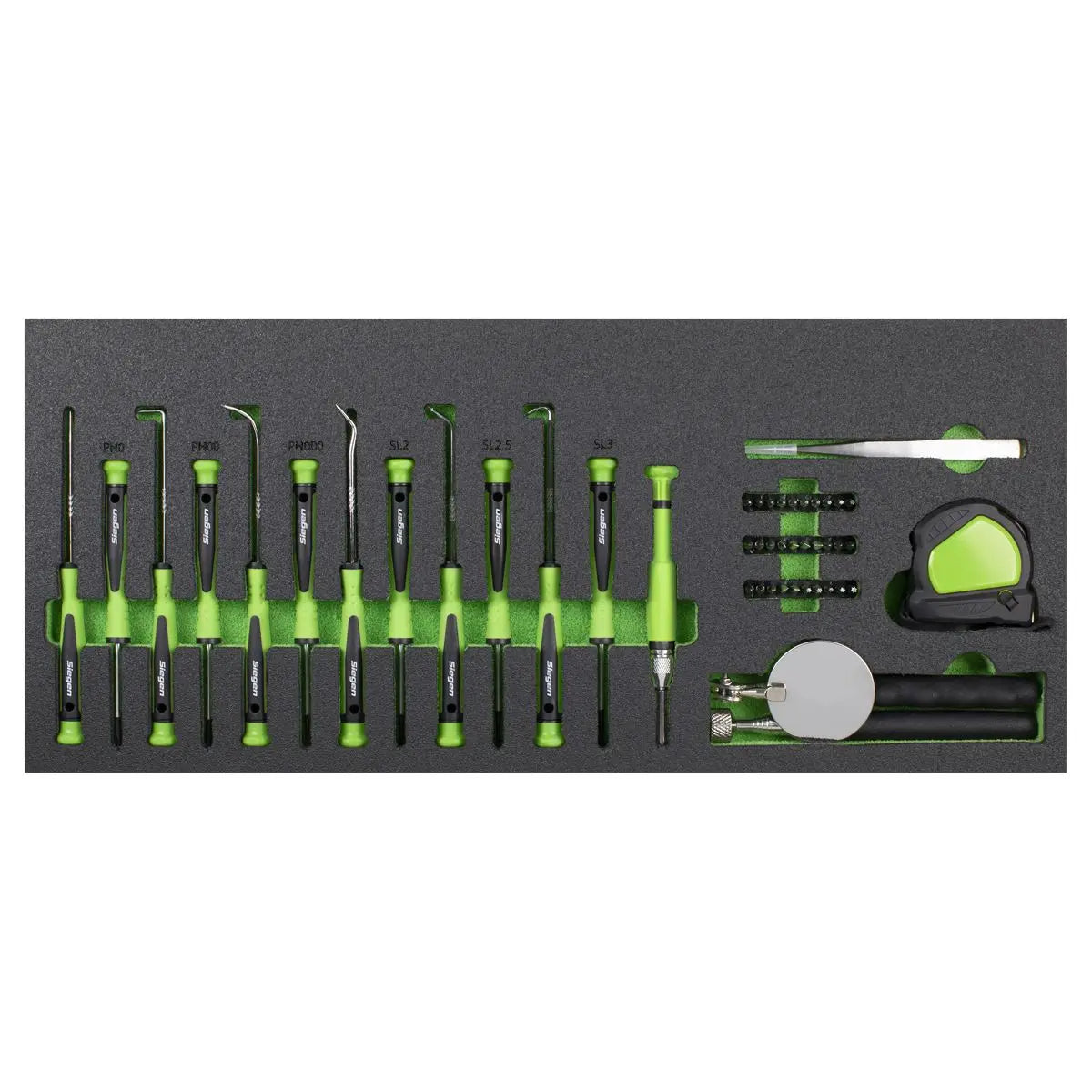 Siegen by Sealey Top Chest & Rollcab Combination 6 Drawer with Tool Kit 247pc  White Rose Tools