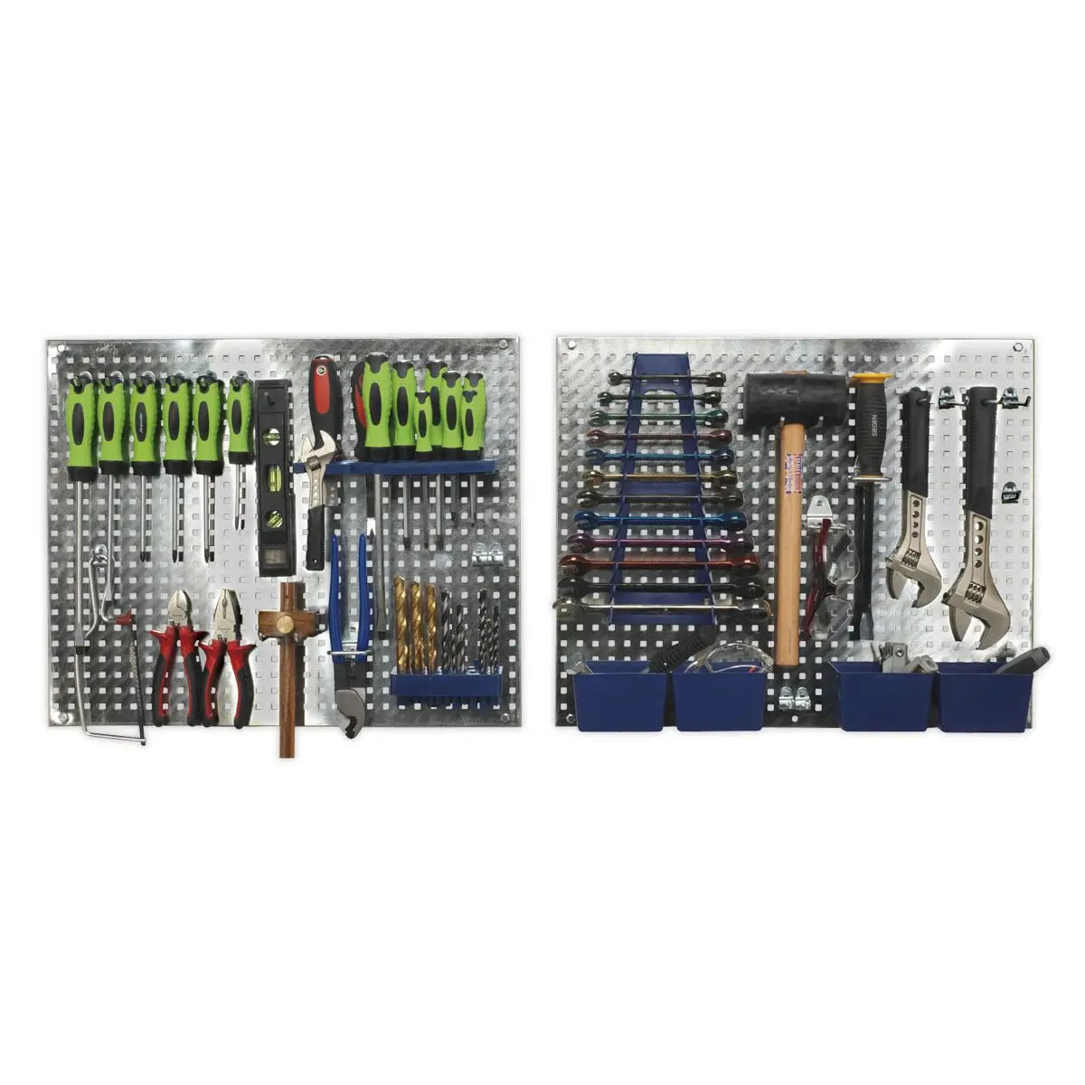 Siegen by Sealey Wall Storage Pegboard Set 34pc 