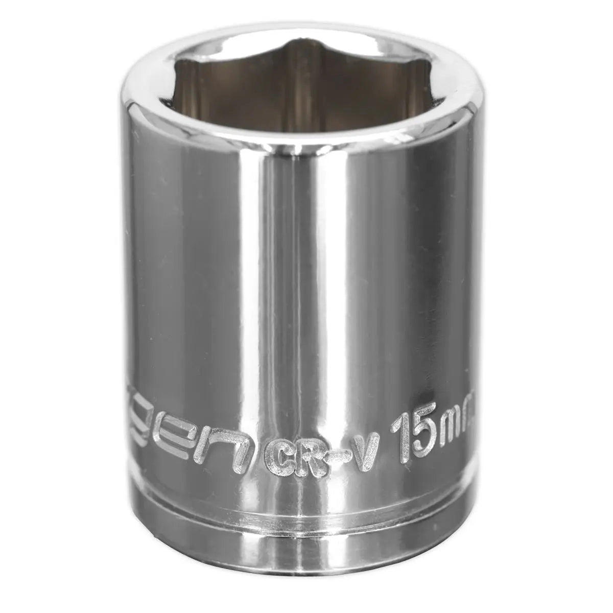 Siegen by Sealey WallDrive® Socket 15mm 3/8"Sq Drive 