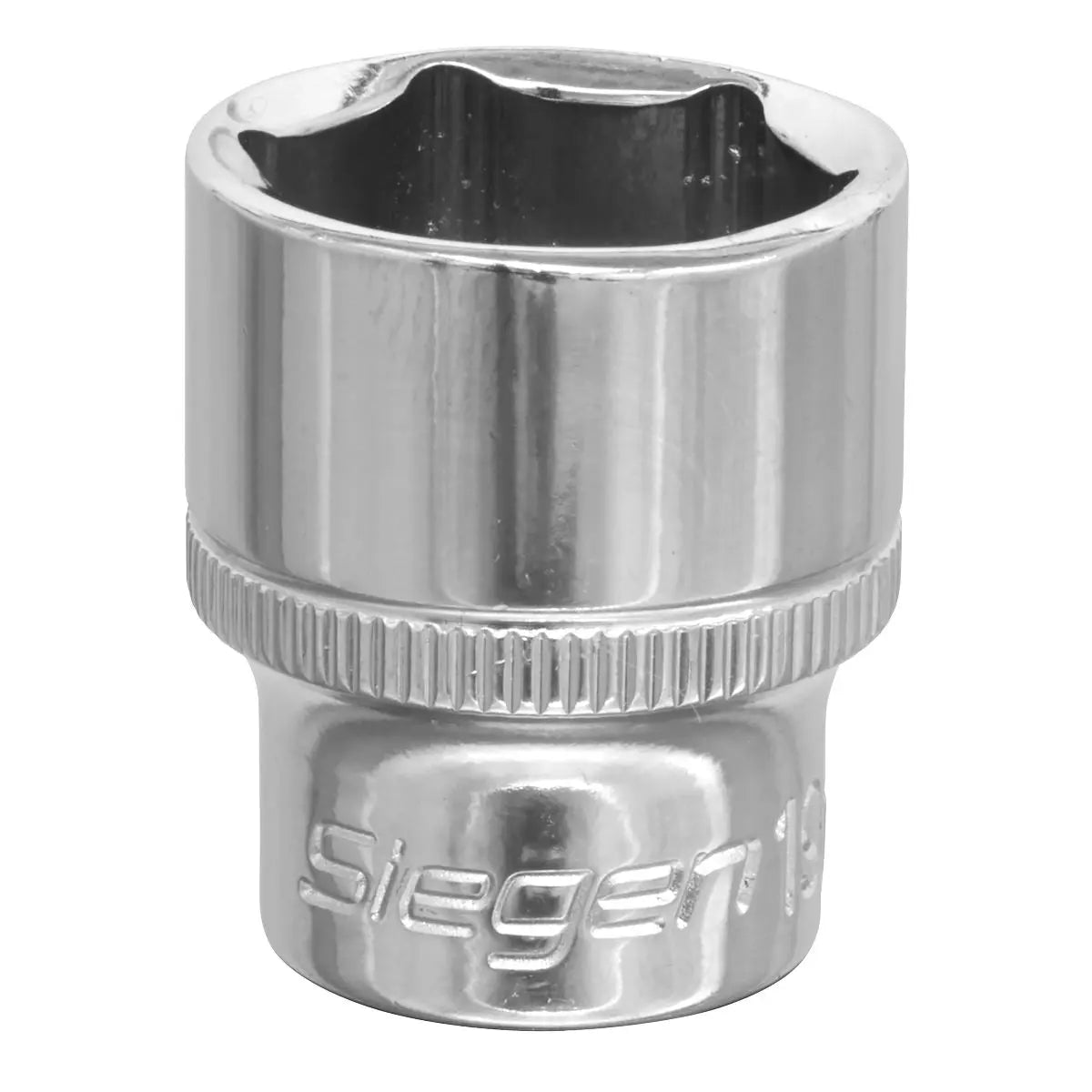 Siegen by Sealey WallDrive® Socket 19mm 3/8"Sq Drive 