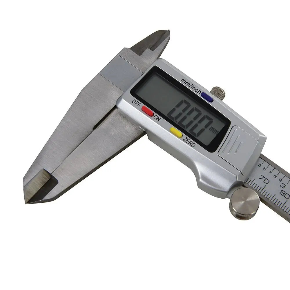 Silverline 0-150mm Digital Vernier Caliper Internal External Depth Measure 
