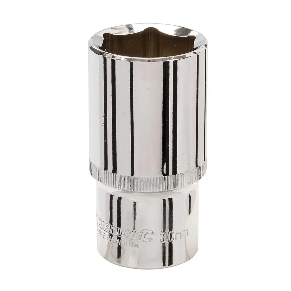 Silverline 1/2" Drive Metric Deep Sockets 