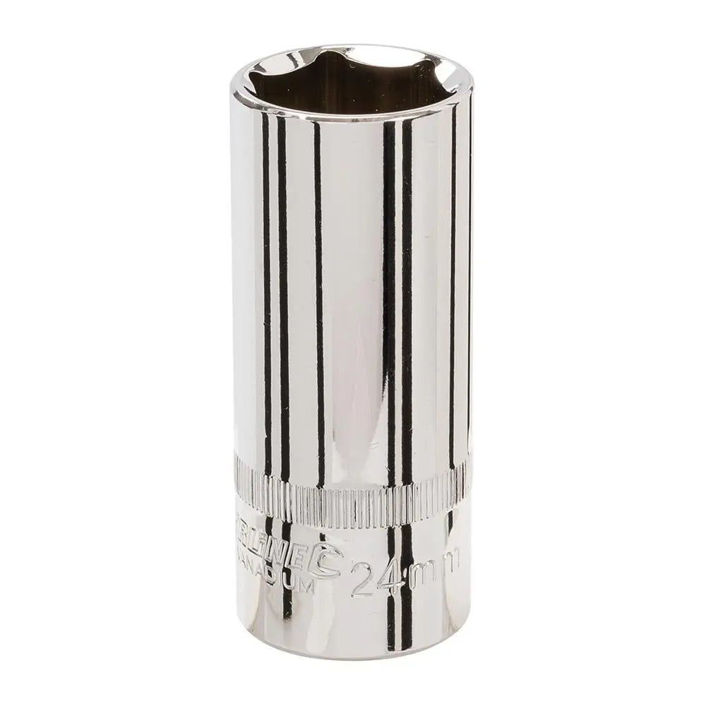 Silverline 1/2" Drive Metric Deep Sockets 