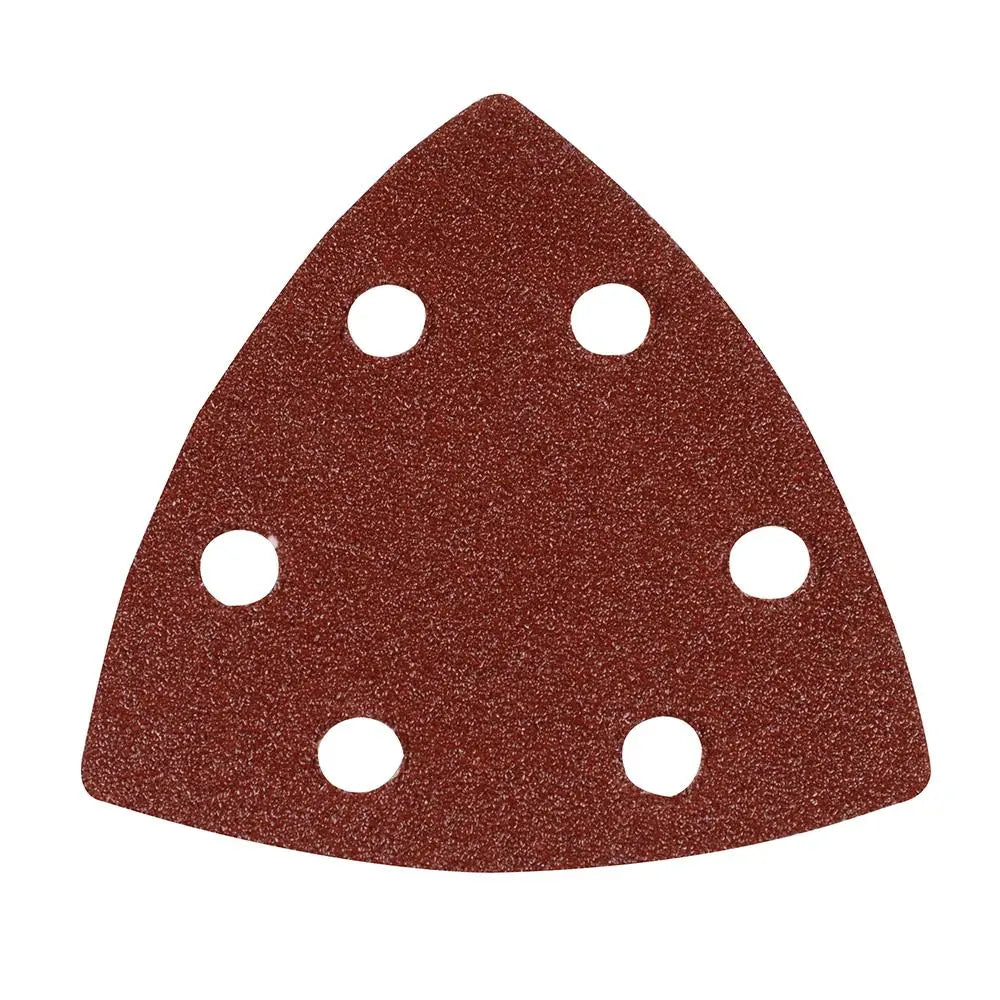 Silverline 10 Pack 90mm Triangle Sheets Hook & Loop 
