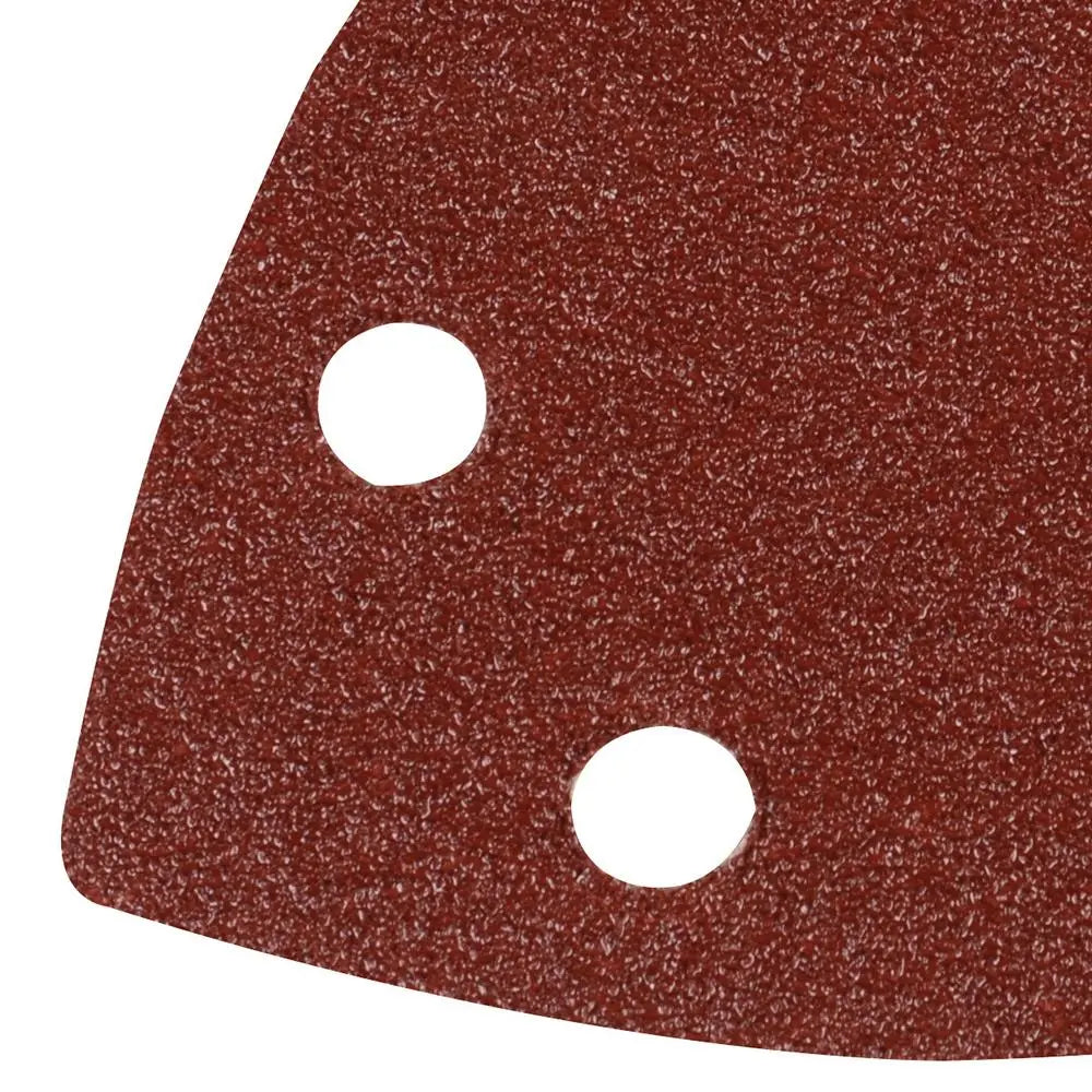 Silverline 10 Pack 90mm Triangle Sheets Hook & Loop 