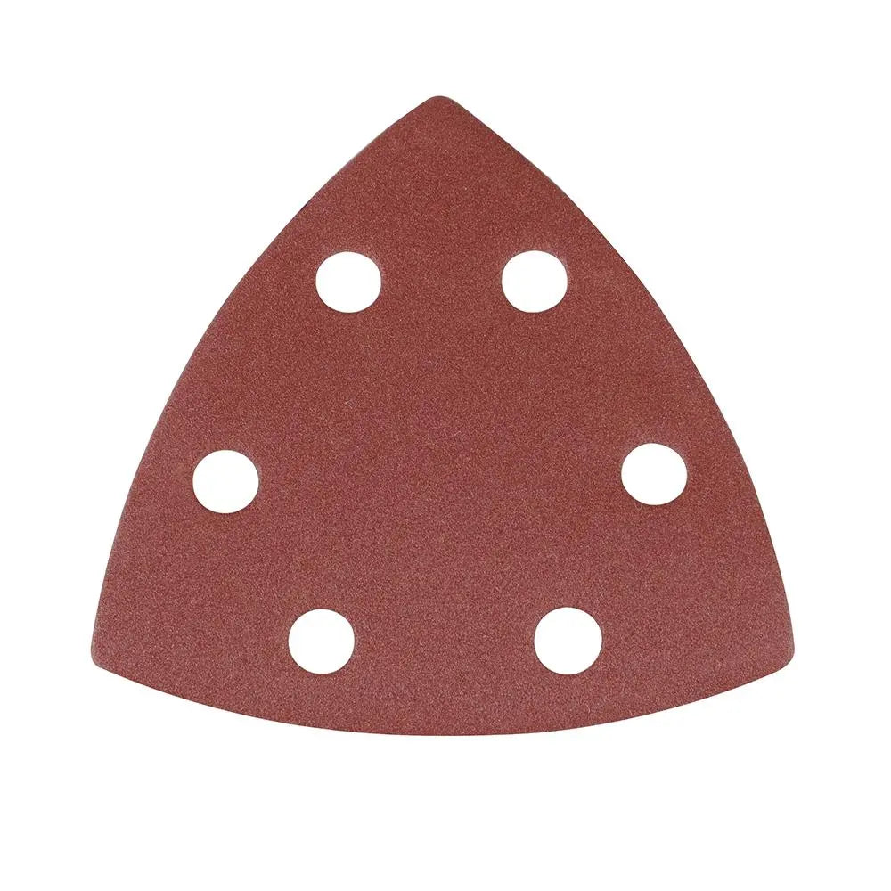 Silverline 10 Pack 90mm Triangle Sheets Hook & Loop 