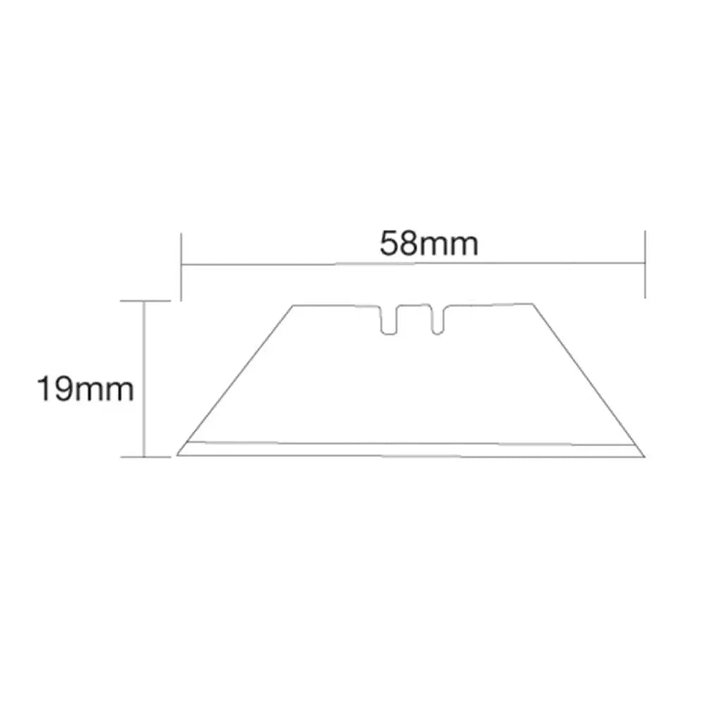 Silverline 10 Pack Utility Knife Blades 0.6mm 