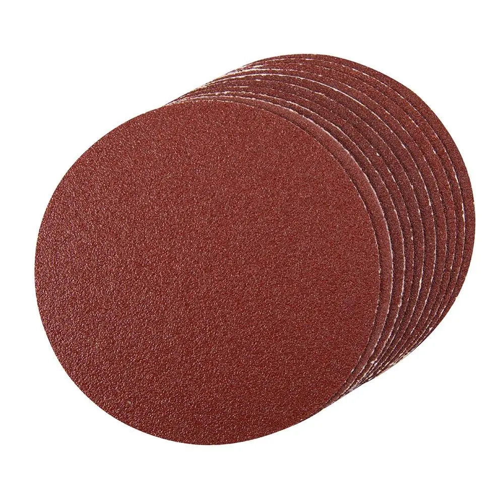 Silverline 10 Piece 150mm Self Adhesive Sanding Discs 