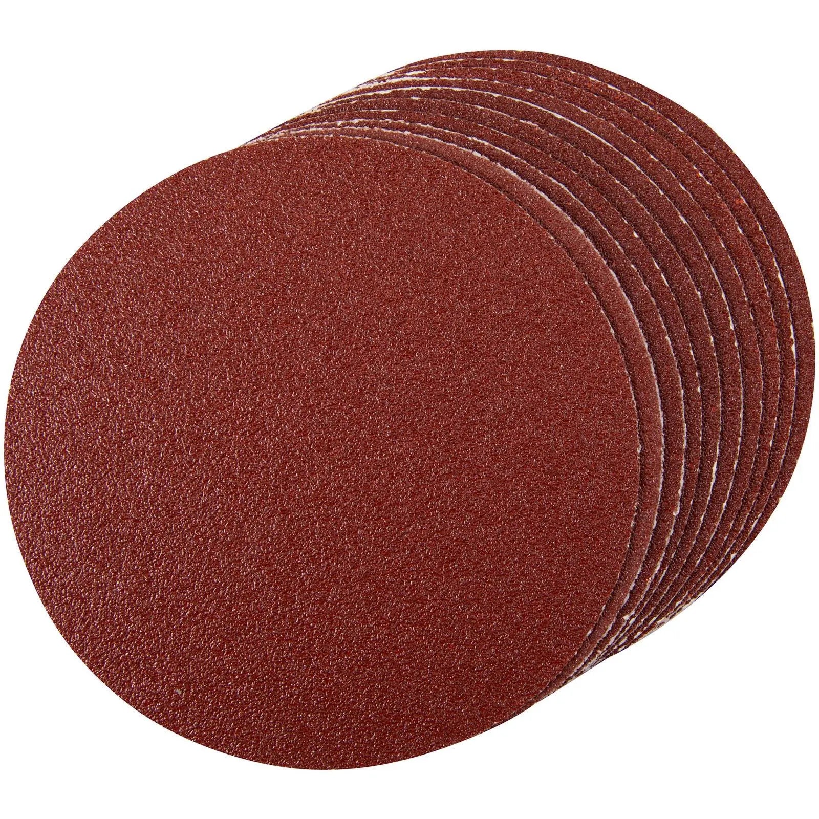 Silverline 10 Piece 150mm Self Adhesive Sanding Discs 