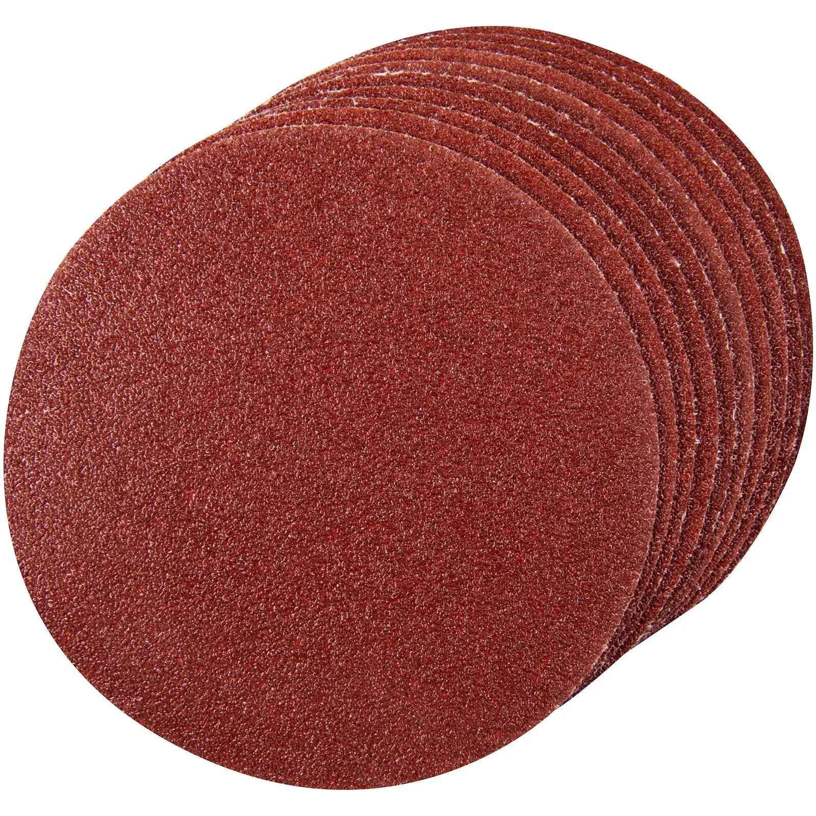 Silverline 10 Piece Hook & Loop Sanding Discs 