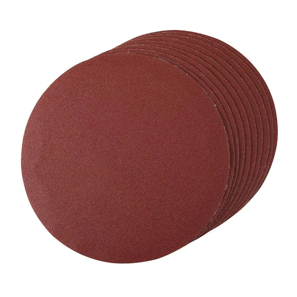 Silverline 10 Piece Hook & Loop Sanding Discs 