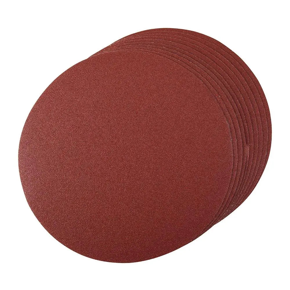 Silverline 10 Piece Hook & Loop Sanding Discs 