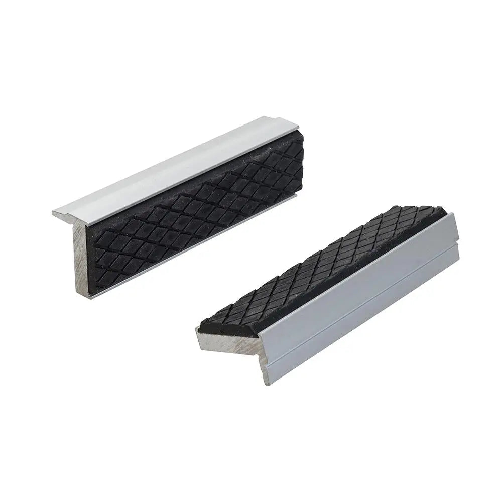 Silverline 100mm Soft Grip Vice Jaws Rubber Magnetic Base Workshop 