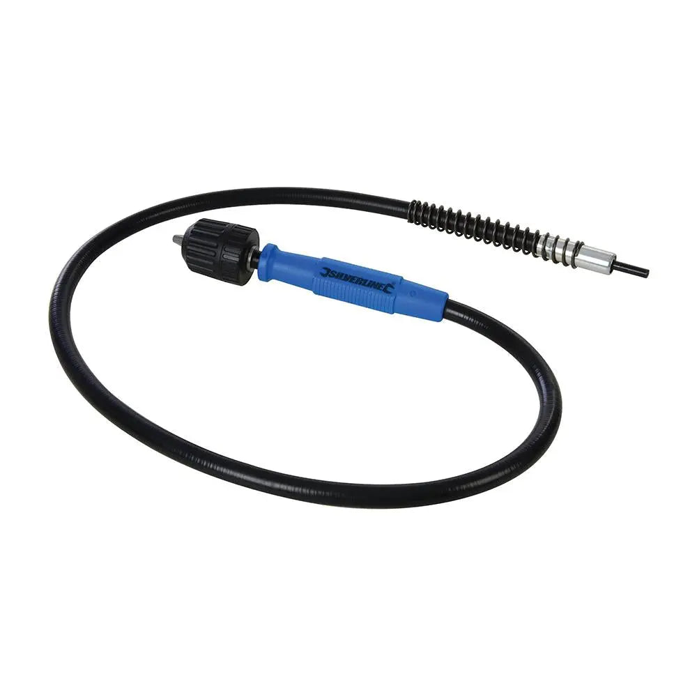 Silverline 1041mm Flexi Extension Drill Drive Shaft Keyless Chuck 